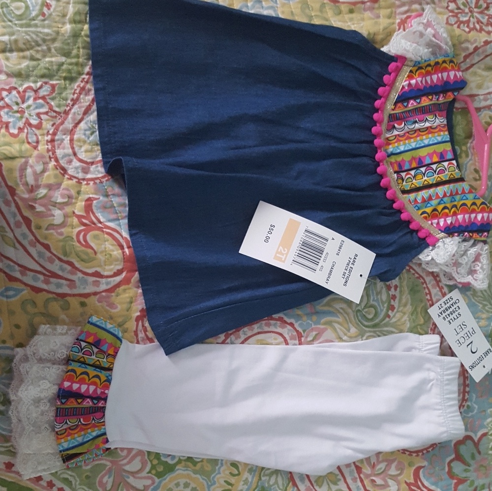 Girls 2t cute outfit for Spring